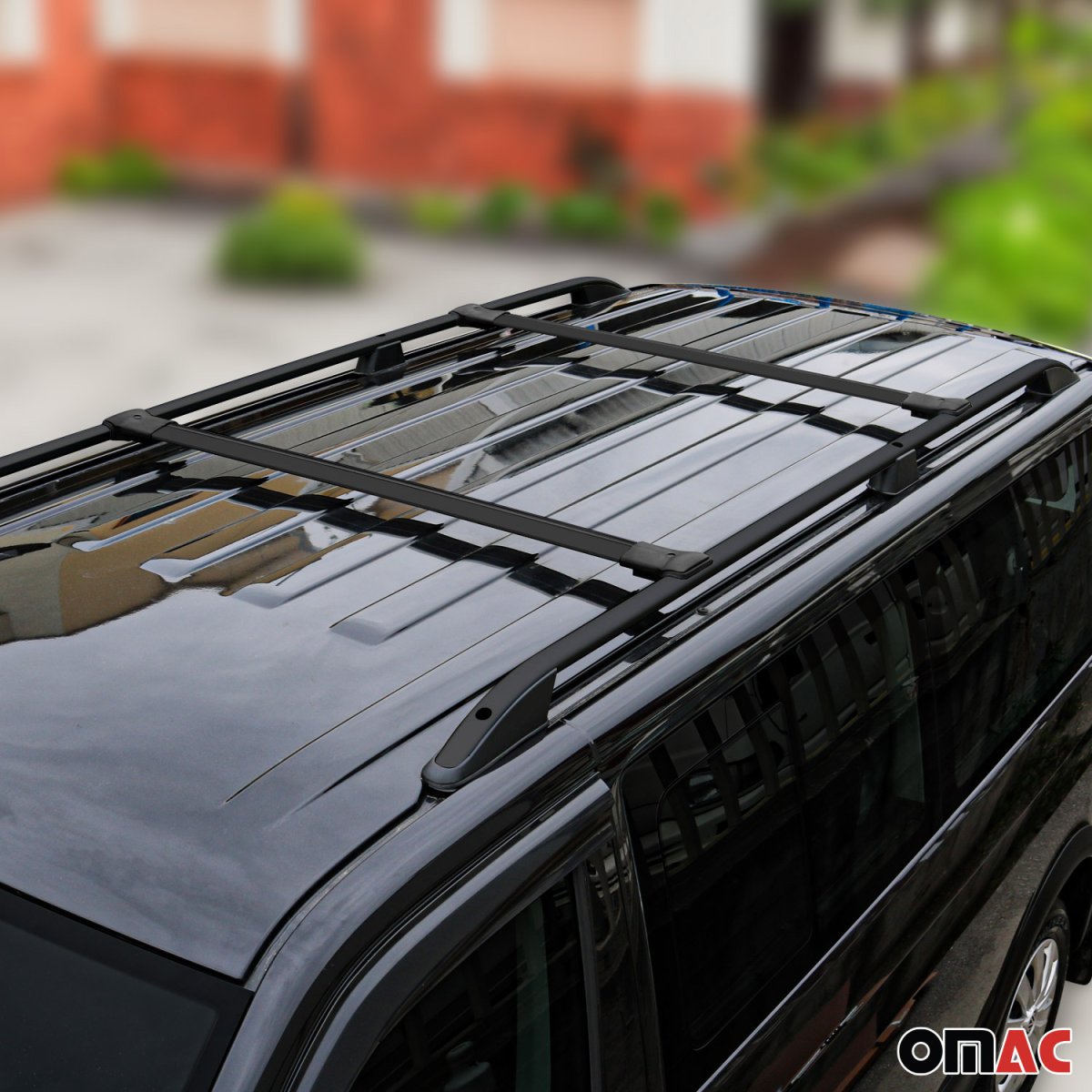 Ford Transit Connect Roof Rails - L2 - Omac - 2 Pcs - Black - '10-'13